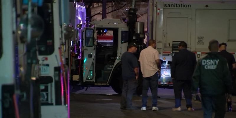 Sanitation worker killed after falling beneath wheels of his truck