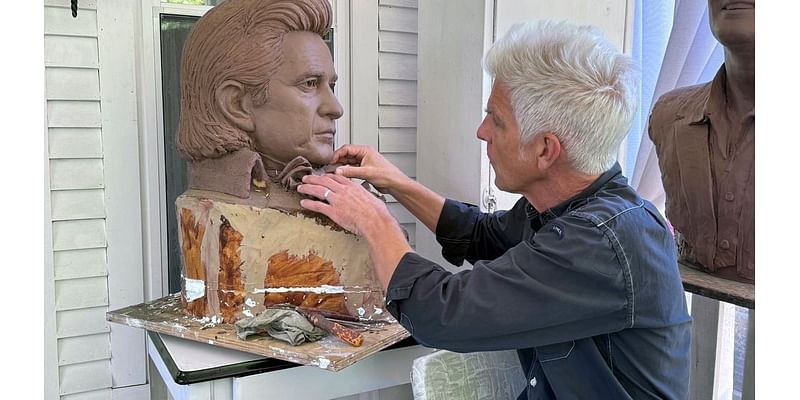 Hello, I'm Johnny Cash's statue: A monument to the singer is unveiled at the US Capitol