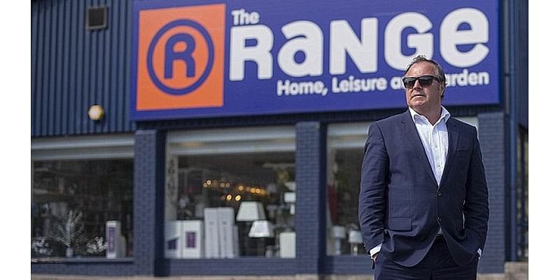 'Del Boy Billionaire' saves Homebase! Retail tycoon who became one of Britain's richest men with The Range strikes rescue deal saving up to 1,600 jobs - but 49 stores remain at risk