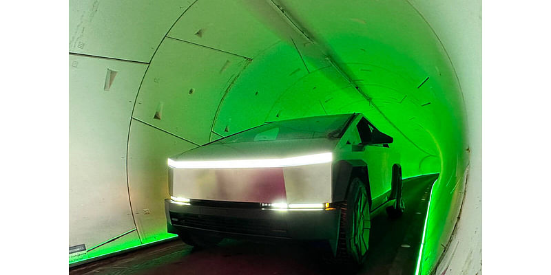 Tesla CyberTruck to play key role in Boring Co.’s Vegas Loop airport trips