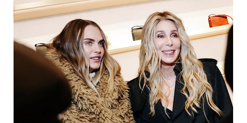 Cher and Cara Delevingne lead the glam at the reopening of Burberry's 57th Street store in NYC