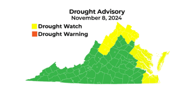 Hampton Roads region now under drought advisory