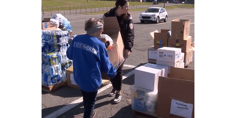 Charlotte Motor Speedway held relief drive for cold weather-related donations