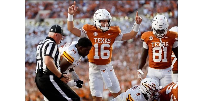 Arch Manning’s first career start: Two TDs, two INTs and several lessons as Texas routs ULM