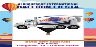 Duke City Redi Mix launches new special shape hot air balloon