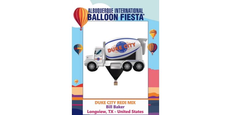 Duke City Redi Mix launches new special shape hot air balloon