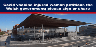 Covid vaccine-injured woman petitions the Welsh government; please sign or share