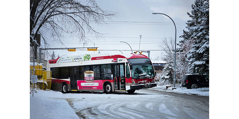 Calgary Drivers Slip and Slide in City’s First Big Snowfall of the Season