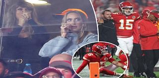 See the scary moment Taylor Swift and Brittany Mahomes realized Patrick got injured after scoring Chiefs touchdown