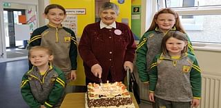 Wexford school holds heart-warming surprise party for 90-year-old neighbour ‘Granny Graham’