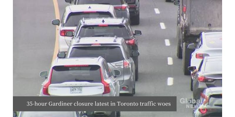 Update on Toronto’s congestion management plan as Gardiner closes for weekend work