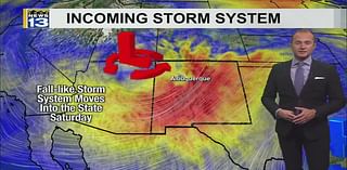 Fall-like storm system to bring rain, cooler temperatures back to New Mexico