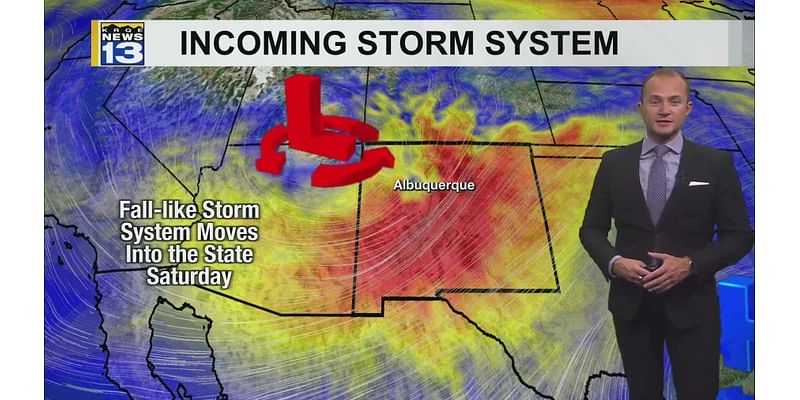 Fall-like storm system to bring rain, cooler temperatures back to New Mexico