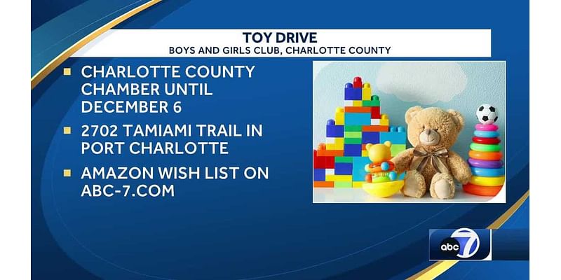 Neighbors can donate to Boys & Girls Club Christmas toy drive in Charlotte County