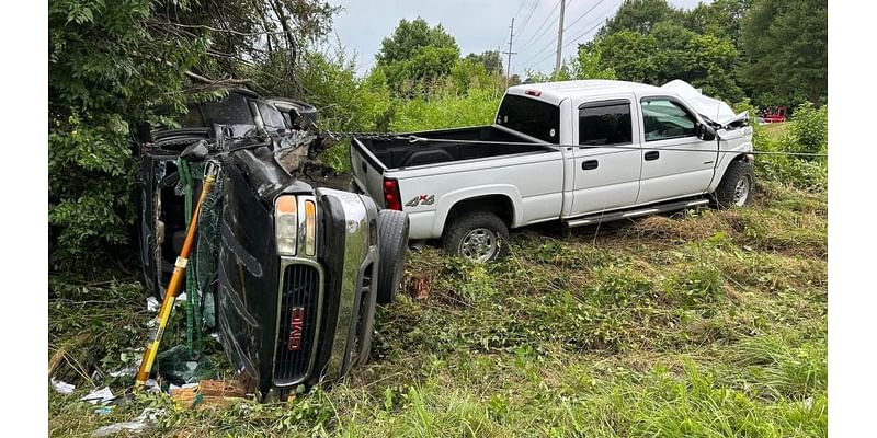 Firefighters rescue person pinned underneath SUV in Cabarrus County crash