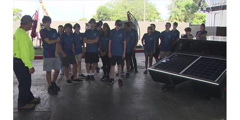 Team from FAU High School to compete in Solar Car Challenge in Texas - WSVN 7News