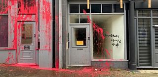 Mystery over red paint attack on dementia hub