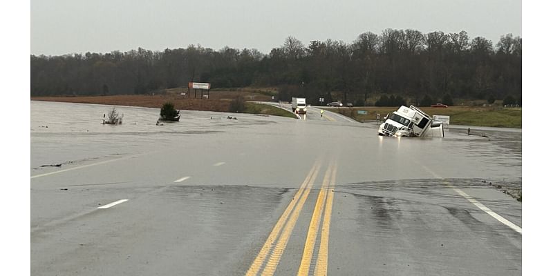 Volunteer poll workers drown on a flood-washed highway in rural Missouri on Election Day