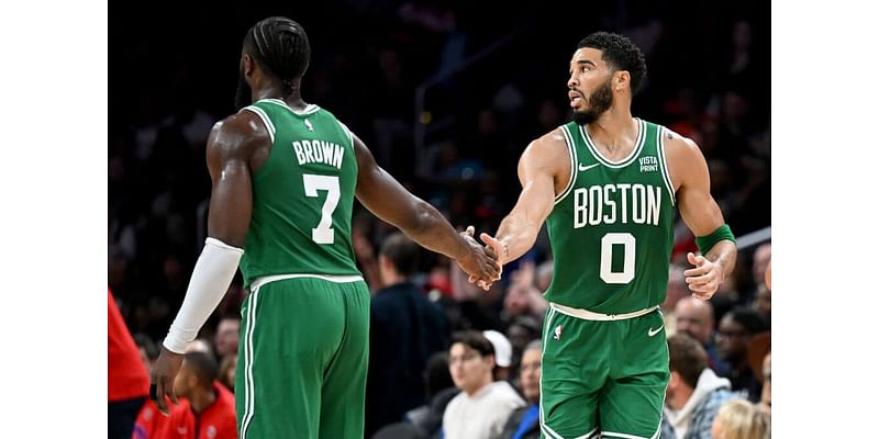 Jayson Tatum’s post prowess, Jaylen Brown’s playmaking and more from Celtics’ road trip