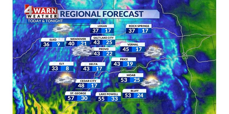 Scattered snow showers continue into Tuesday, lake-effect snow possible