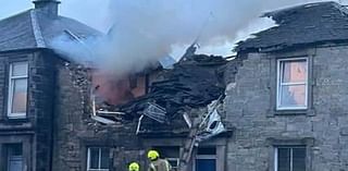 Desperate search in rubble after explosion destroys house