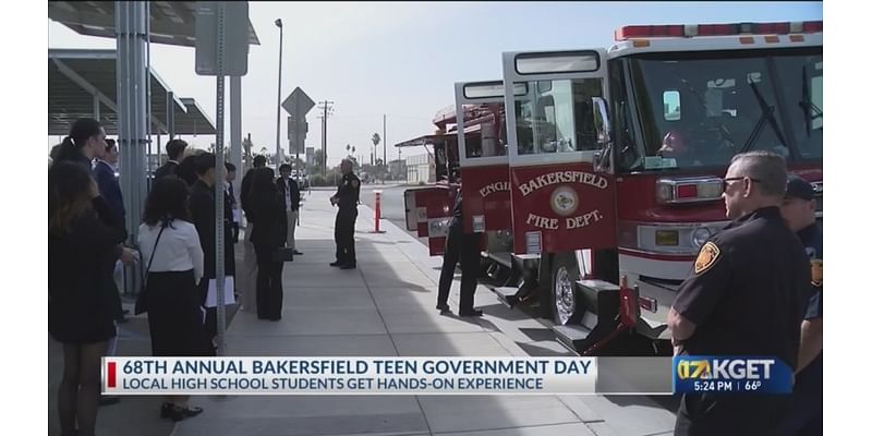 Bakersfield high school students learn, participate in process of local government