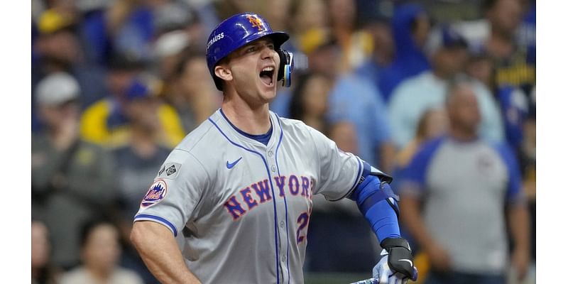 WATCH: Mets' Pete Alonso hits epic three-run go-ahead homer to beat Brewers