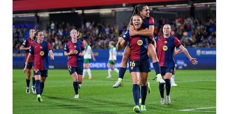 Barcelona hammers Hammarby 9-0 to equal club record Women’s Champions League victory