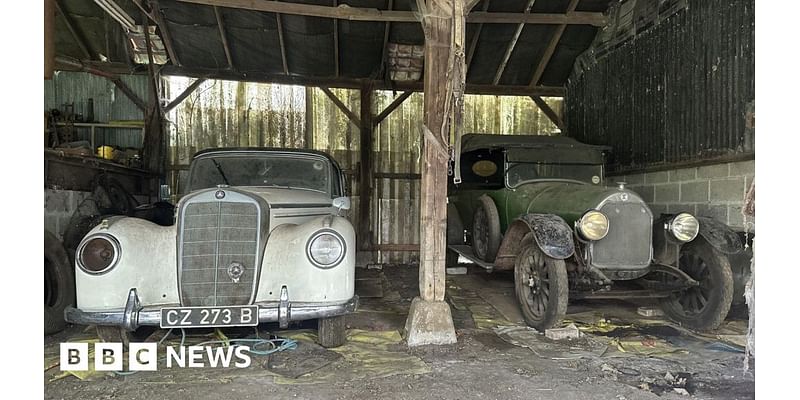 Rare cars hidden in Suffolk barn since 1980s to be auctioned