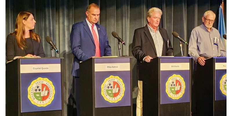 Abortion rights, minimum wage hike divide Quade and Kehoe in Missouri gubernatorial debate