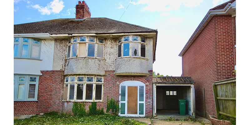 Boarded-up derelict house with missing walls and floors, mould and a past rat problem goes up for sale for £190,000