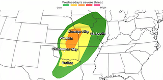 Storm forecast: Parts of the US face their most significant tornado and severe thunderstorm threat in months