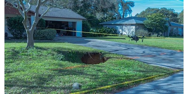 Second sinkhole forms in front of Highland City home in less than a year