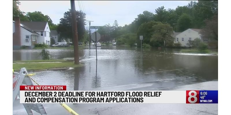 Deadline approaching for flood reimbursement in Hartford’s north end