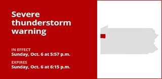 Update: Damaging winds and quarter-sized hail forecast with thunderstorms to hit Mercer County Sunday