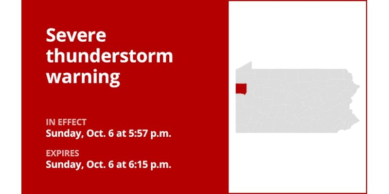 Update: Damaging winds and quarter-sized hail forecast with thunderstorms to hit Mercer County Sunday