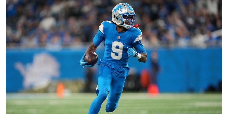 Video: Lions' Jameson Williams Pays Tribute to Marshawn Lynch With TD Celebration