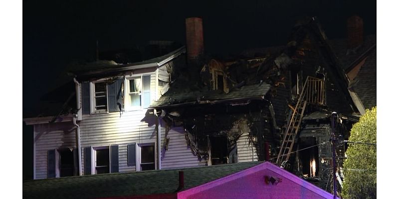 3 taken to hospital after New Bedford house fire