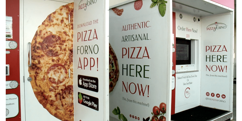 'Michigan wants crispy pizza': First pizza kiosk in West Michigan opens in Caledonia