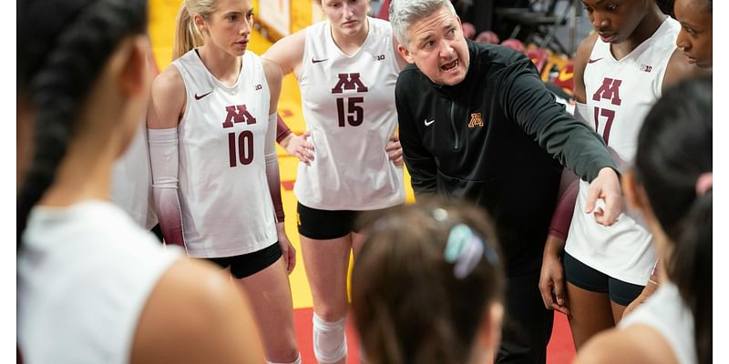 Gophers volleyball dominates North Dakota