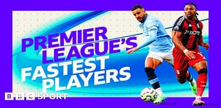 Premier League stats: Who is fastest and who's walked the most this season?