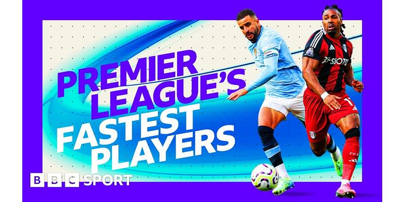 Premier League stats: Who is fastest and who's walked the most this season?