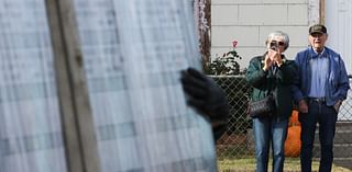 New granite walls added at Sunnyside's veterans memorial