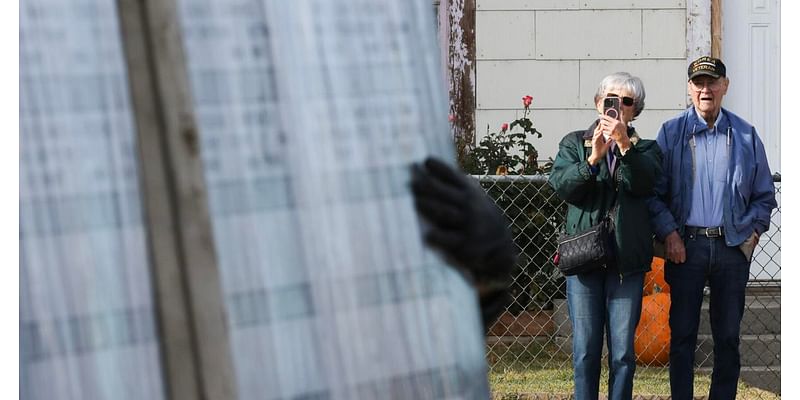 New granite walls added at Sunnyside's veterans memorial