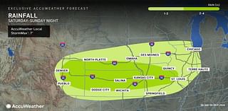 Snow to blanket Colorado Rockies as rain, storms sweep over Plains