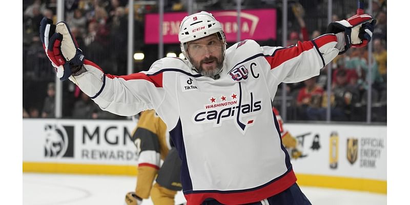 Alex Ovechkin is on track to break Wayne Gretzky’s NHL career goals record