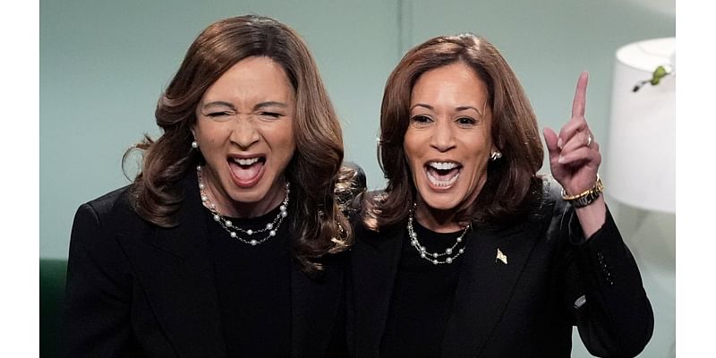 Kamala Harris appears in ‘SNL' cold open alongside Maya Rudolph