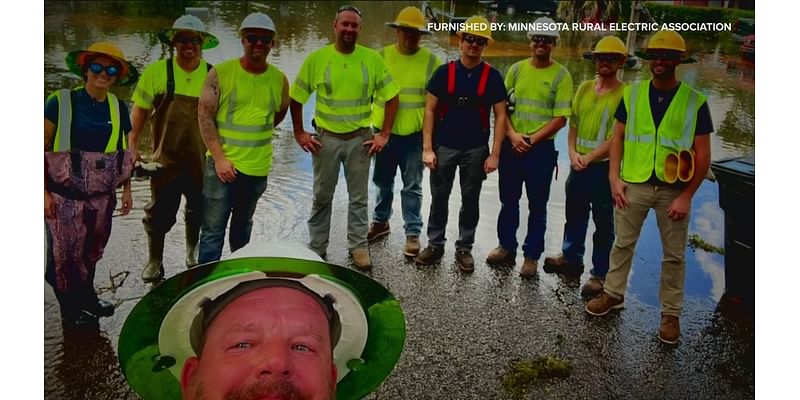 Minnesota linemen working overtime to turn the power back on in Florida