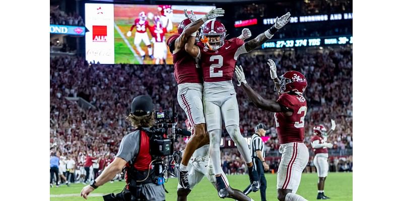 AP Top 25: Alabama overtakes Texas for No. 1, Michigan moves into top 10