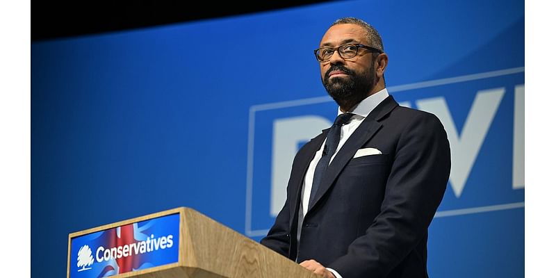 James Cleverly leaps ahead of Robert Jenrick for the first time in leadership race, survey reveals